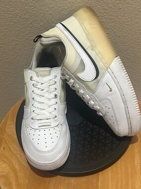Nike Air Force 1 React 40th Anniversary Sail Gold DQ7669-100. Size 6 mens